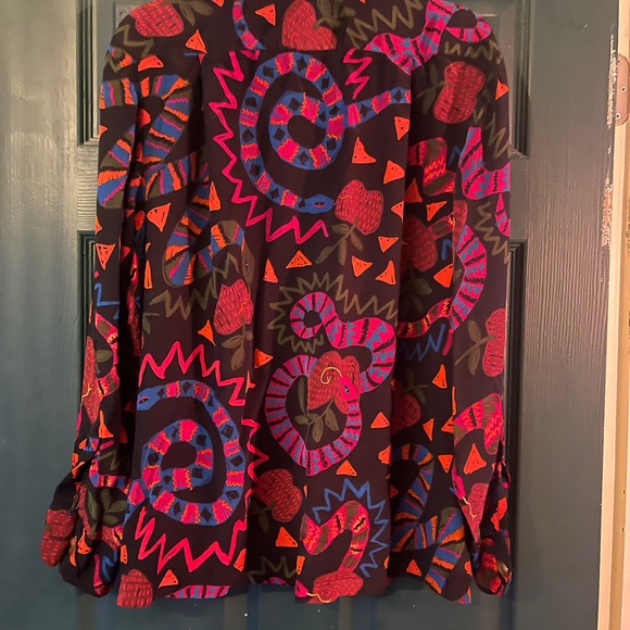 Farm Rio Colorful Patterned Shirt - Picture 3 of 7